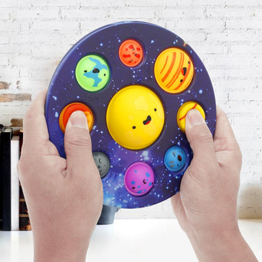 SpacePop | Diversión de juego relajante - Planet Simple Dimple Fidget Popper para niños